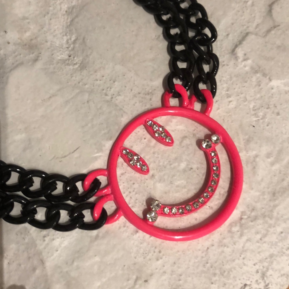 Betsey Johnson Black chain Necklace